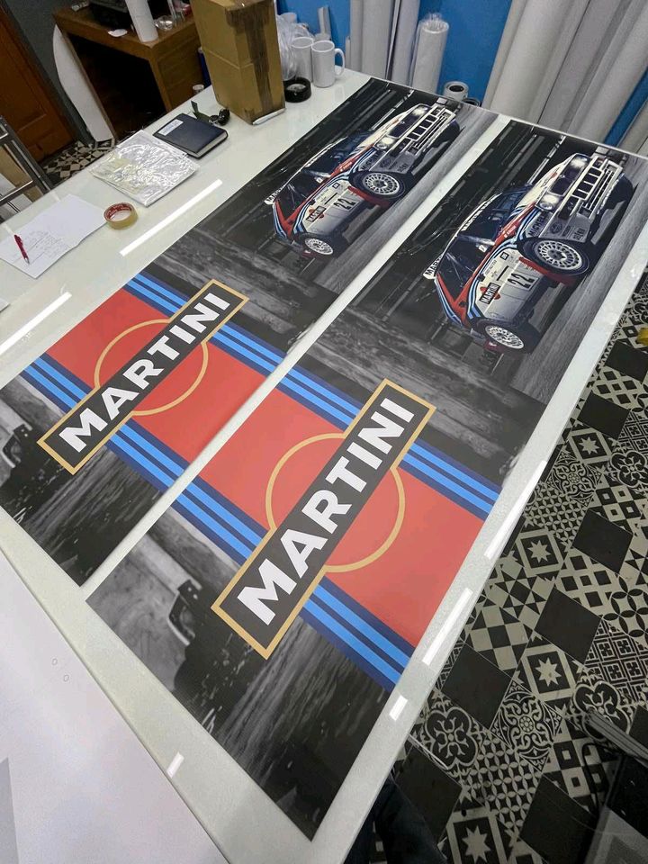 Lancia Delta Integrale Martini Motorsport Banner in Niederneisen