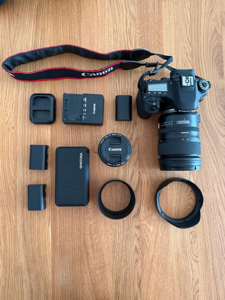 Canon 80D Bundle mit Tamron 24-70mm G2, Canon 50mm 1.4, Zubehör in Berlin