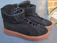 Puma NEU Vikky Leder schwarz Sneakers Ankleboots Stiefeletten Niedersachsen - Buxtehude Vorschau