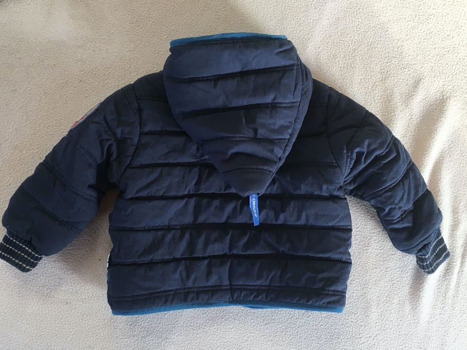 Finkid VANU gefütterte Jacke blau Gr 80 90 (80 86) TOP in Wittibreut