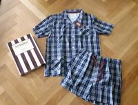 Neu Herren Pyjama Schlafanzug Kurzarm Shorts Blau L  J&JBrothers Nordrhein-Westfalen - Olpe Vorschau