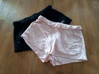 Shorts / kurze Stoffhosen von H&M,  Gr. 164 rosa und schwarz Baden-Württemberg - Hockenheim Vorschau