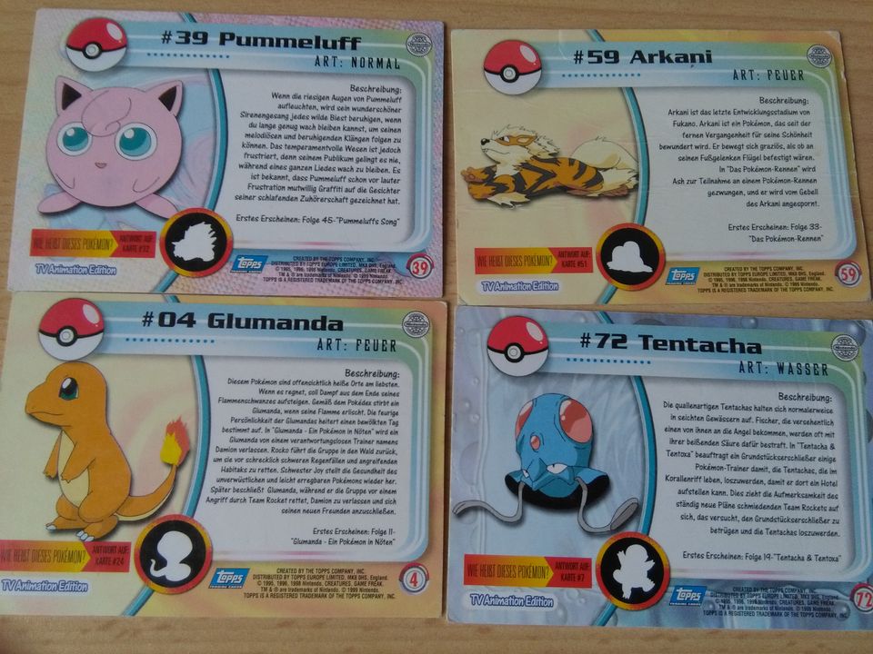 Pokemon Topps Karten in Geilenkirchen