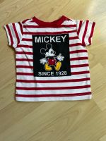 Mickey Mouse T-Shirt; Blockstreifen; C&A Disney Gr. 68 ; Bayern - Wunsiedel Vorschau