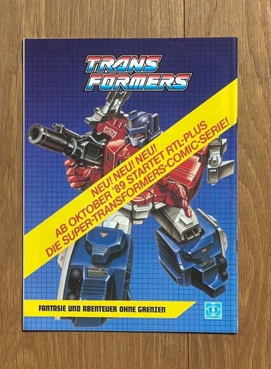 TRANSFORMER Transformers Comic Magazin Nr. 6 1989 in Schorndorf