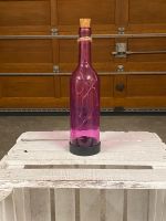 Pinke Flasche die leuchtet (Solar) Hessen - Waldems Vorschau