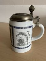 Porzellan Bierkrug mit Zinndeckel Edition Hessen - Ronneburg Hess Vorschau