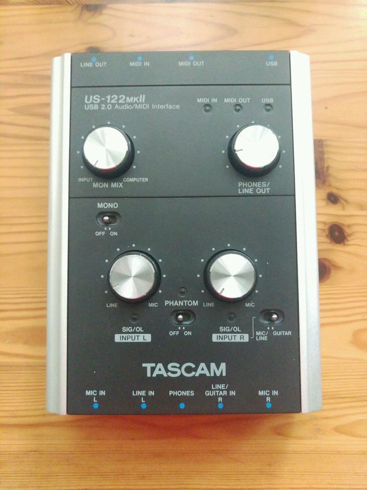 Tascam US-122mk II in Bestzustand in Pfaffenhofen a.d. Ilm