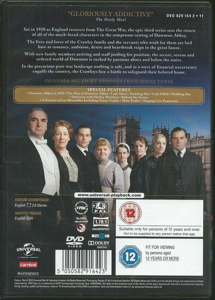 Downton Abbey (engl. Original) - Series 1-3 and Christmas Special in Rüsselsheim