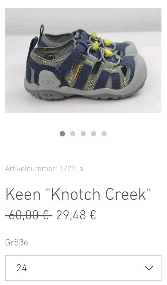 Neue Keen Sandalen Gr. 24 25,5 27,5 30 31 34 35 Trekking in Herzogenaurach