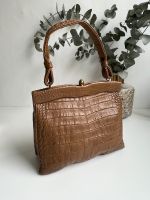 Vintage Tasche Handtasch braun Gold Berlin - Mitte Vorschau