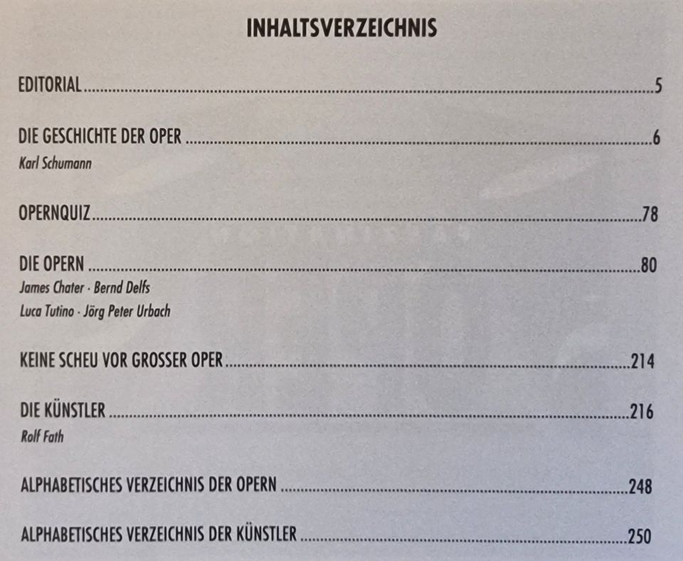 Faszination OPER (Dokumentation) in Tawern