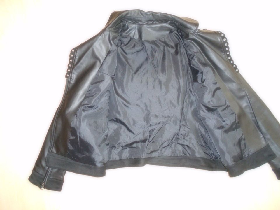 Damen Bikerjacke Gr. 42 Schwarz TCM *NEU* in Bevern