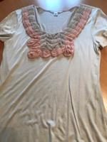 BESONDERES Shirt Beige  mit Apricot  GR. M Bayern - Ruderting Vorschau
