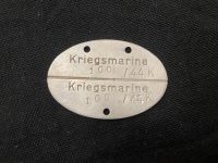 2.WK Kriegsmarine Erkennungsmarke getragen POW Sachsen-Anhalt - Halle Vorschau
