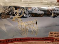 LED Rentier mit Schlitten, Weihnachten, Beleuchtung, Deko Bayern - Kleinwallstadt Vorschau