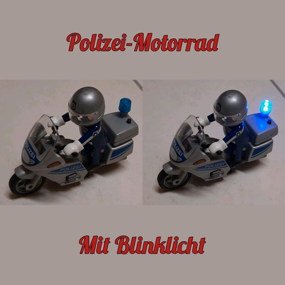 Playmobil Polizei Station mit zusatz Figuren & Fahrzeuge in Schwalbach a. Taunus