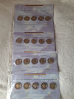 5 x 2 Euro Gedenkmünzen unzirkuliert  2007 - 2010 Thüringen - Altenburg Vorschau