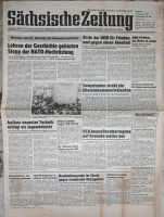 DDR Sächsische Zeitung vom 9. November 1983 Sachsen - Königsbrück Vorschau