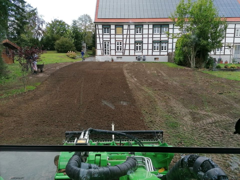 Umkehrfräse / Bodenvorbereitung für Neueinsaat in Werl