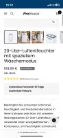 Luftentfeuchter Probreeze 20L PB 08 mit Garantie Berlin - Mitte Vorschau