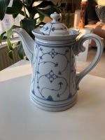 Antike Kaffeekanne indisch blau Strohblume Berlin - Tempelhof Vorschau