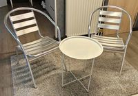 2 Stühle mit Tisch für Balkon oder Garten Schleswig-Holstein - Lübeck Vorschau