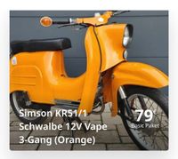 Simson Leasing KR51/1 12V Vape 3 Gang Chemnitz - Euba Vorschau