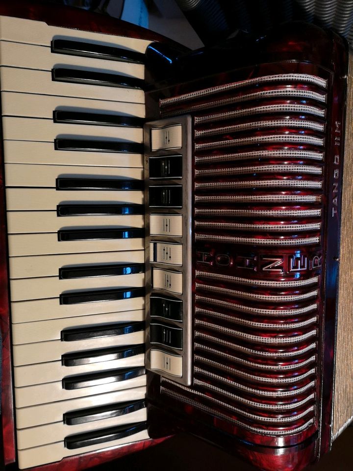 Hohner Tango II M rot Retro Koffer spielbereit in Ludwigsburg