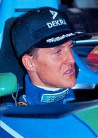 MICHAEL SCHUMACHER Postkarte Formel 1 Renault Benetton 90er Nordrhein-Westfalen - Engelskirchen Vorschau