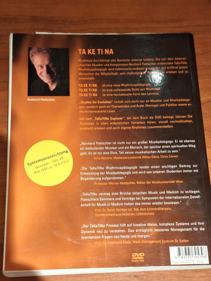 TaKeTiNa Rhythm for Evolution  Lehrbuch mit DVD deutsch in Ravensburg