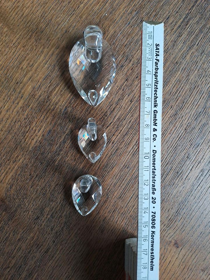 3 Kristallglas Glasschwäne  Schwanfamilie in Düsseldorf