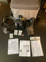 Nikon D3400 mit 18-55 Nikon Objektiv+Zubehör. Spiegelreflexkamera Bochum - Bochum-Ost Vorschau