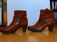 Hellbraune Leder-Stiefelette der Marke GABOR   wie NEU Bayern - Hettstadt Vorschau