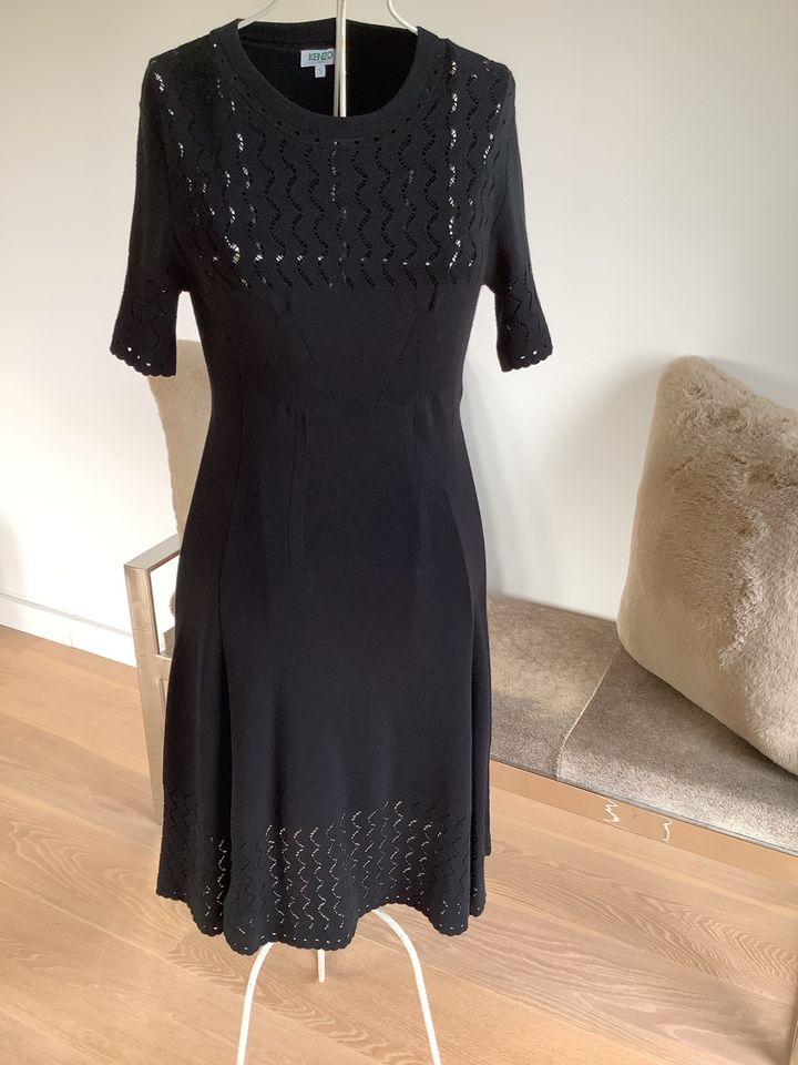 Kenzo Kleid Gr.S Viskose  Schwarz L.P.398€ in Heiligenhaus