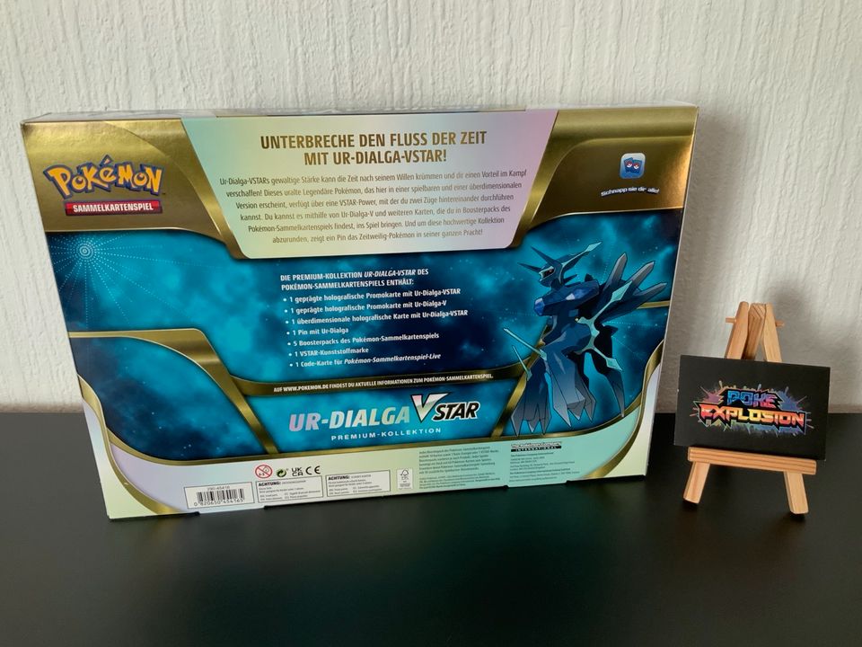Pokemon Ur-Dialga VSTAR Premium Kollektion Box Pokémon Karten in Friedrichsthal