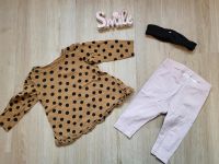 H&M Baby Gr.68 Mädchen Set Shirt,Leggings+Haarband 3-teilig Kreis Pinneberg - Tornesch Vorschau