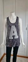 Damen Oberteil Top Pailletten glitzer Gr. M/L grau Hessen - Kassel Vorschau