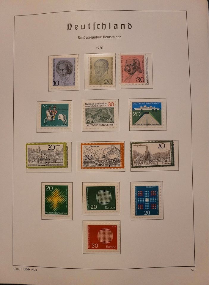 Briefmarke BRD postfrisch 1956-81 in Feuchtwangen