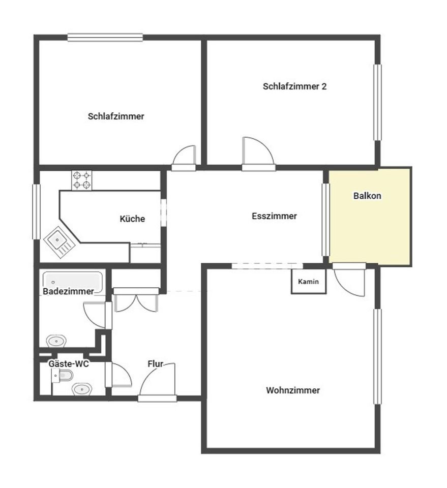 Zögern Sie nicht: Gepflegte Etagenwohnung mit Balkon und TG-Stellplatz in Neu Wulmstorf