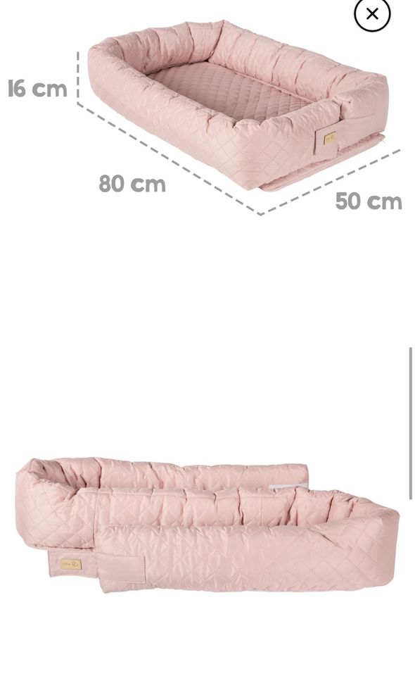 Roba Babynest / Babylounge rosa in Ebstorf