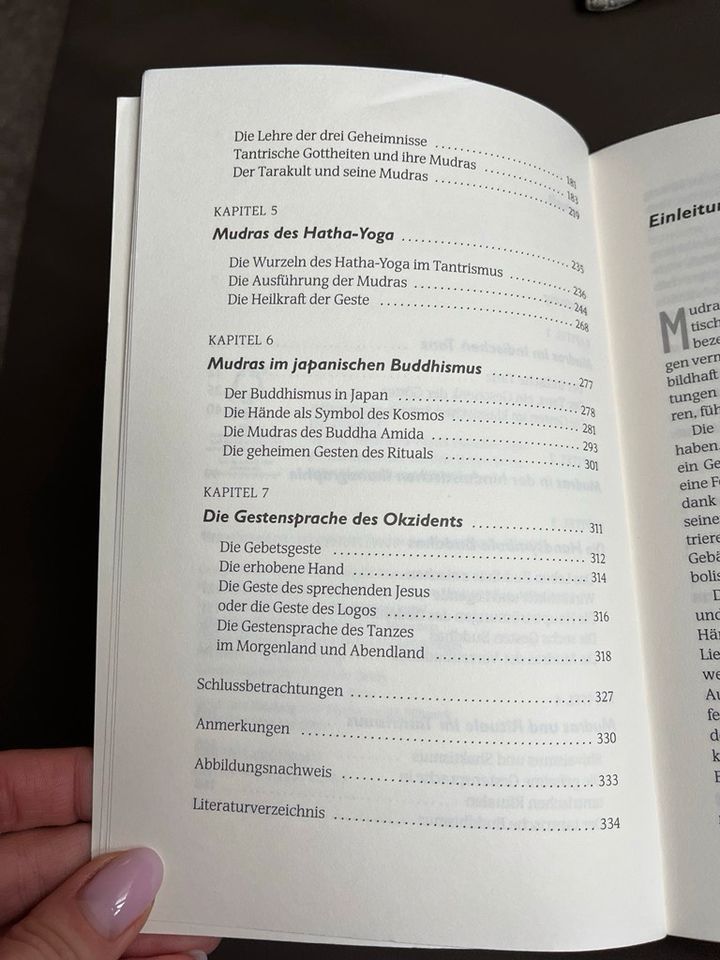 Yoga Buch Mudras Geheimsprache der Yogis ungelesen in Langensendelbach