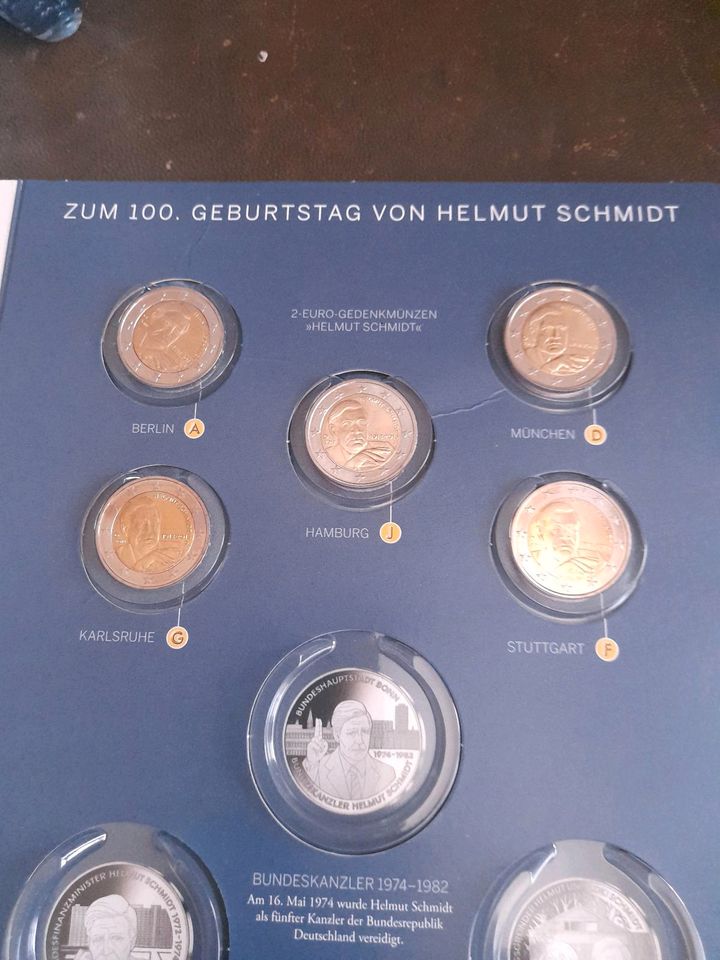 Komplett Satz 2€ Helmut Schmidt in Essen