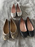 3x Ballerinas H&M Sun&Shadow 37 38 Glitzer Hessen - Wehretal Vorschau