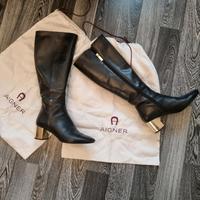 Aigner Schaftstiefel mit Goldabsatz Rheinland-Pfalz - Daun Vorschau
