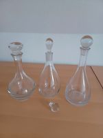 Glaskaraffen, Glas, 3 Stück Nordrhein-Westfalen - Lemgo Vorschau