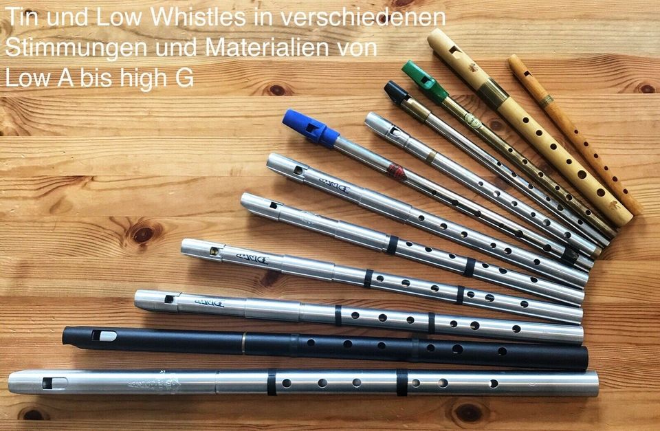 Online Unterricht Dudelsack Tin Whistle Querflöte Flöte in München