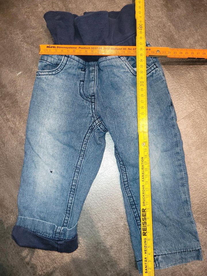 Hosenpaket // Jeans, Jeanshose, gefüttert // Gr. 74/80 in Schömberg