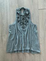 Hollister by Abercrombie Top Sommer shirt S 36 Oberteil grau Hessen - Hanau Vorschau
