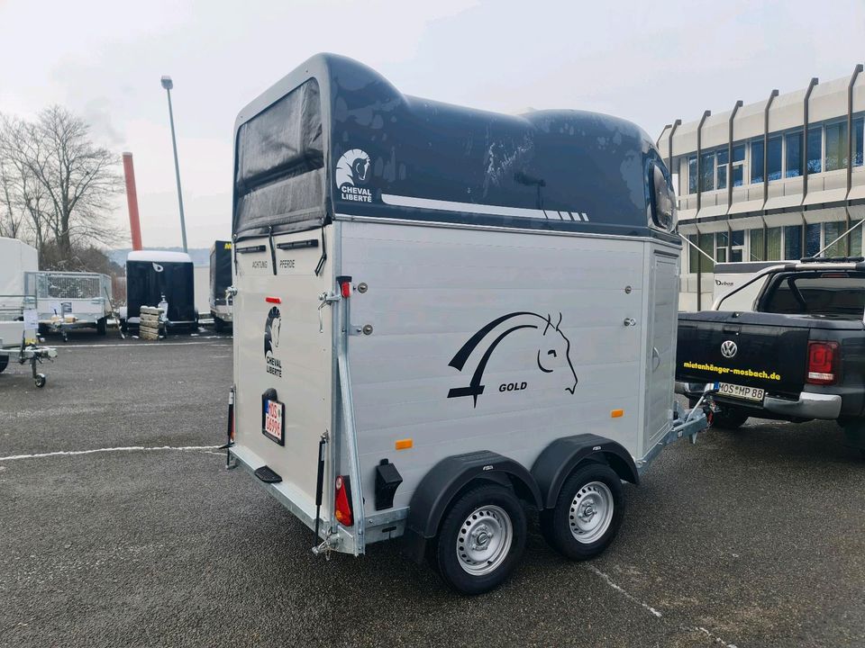 2000 kg Pferdeanhänger Cheval Liberte Aluline (( 100kmh )) GRAU in Mosbach